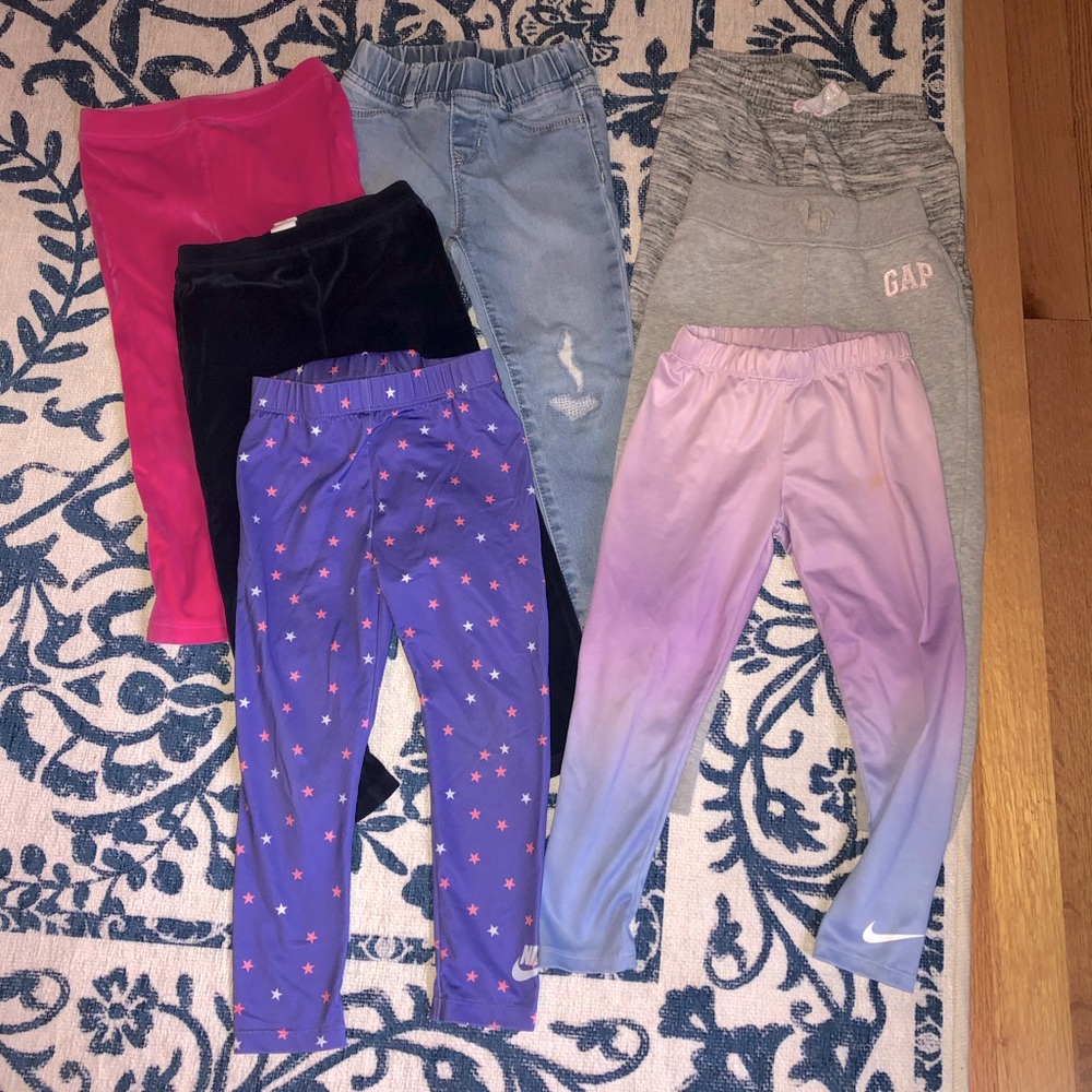 4t girls gap and nike pant bundle